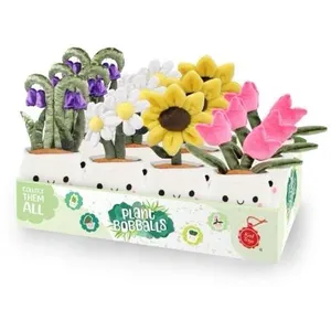 Peluche Keeleco Plantes Fleuries 12 cm Modèle aléatoire pas cher