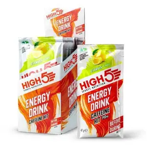 High5 Boîte De Boisson Énergétique Monodose Caffeine Hit Agrumes 47g 12 Unités pas cher