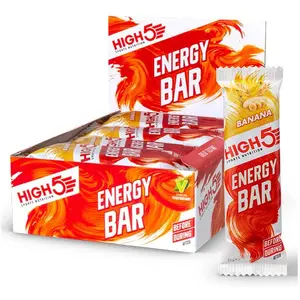 High5 Boîte De Barres énergétiques Banane 55g 12 UnitésVendu parbikeinn