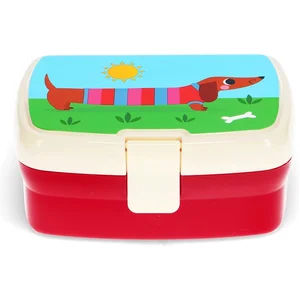 Lunchbox met tray - teckels - Rex London pas cher