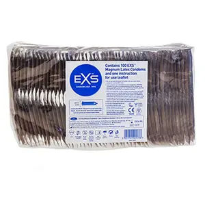 Comparateur de prix : EXS Lot de 100 préservatifs magnum en latex, taille XL