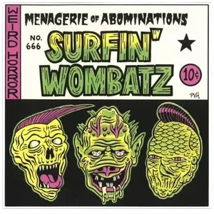 Surfin' Wombatz - Menagerie Of Abominations (10" LP) (Coloured Vinyl) pas cher