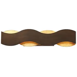 Eurofase LED Wandlamp Vaughan | 35W 3000K 830 | Bronze and Brushed Gol... pas cher