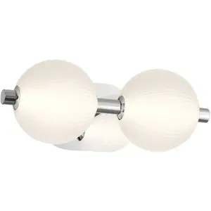 Eurofase LED Wandlamp Palmas | 18W 3000K 930 | Polished Nickel pas cher