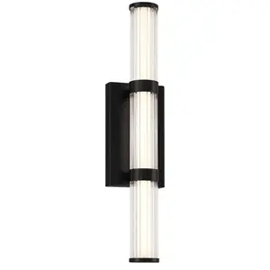 Eurofase LED Wand Buitenlamp Fayton | 21.6W 3000K 830 | Matte Black pas cher