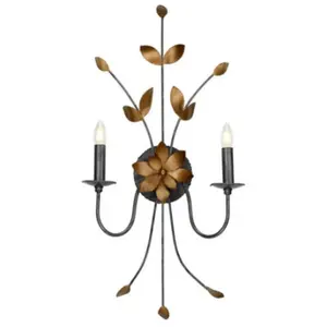 FLAMBEAU Lumière murale simone 2XE14 h: 91.4 l: 22.9 b: 43.2 pas cher