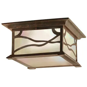 Elstead - Lampe de plafond Quintatesse Morris E27 40W IP44 Aluminium, ...
