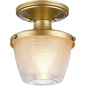 QUOIZEL Plafonnier Dublin 1XE27 h: 20.5 ø: 18.2 IP44 pas cher