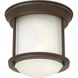 Comparateur de prix : ELSTEAD Hinkley LED Plafond Badkamerlamp Hadrian | 1X E27 Max 60W | IP44 | Dimbaar | Oil Rubbed Bronze