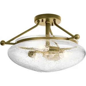 Comparateur de prix : ELSTEAD Quintatesse plafond lumière Belle E14 40W Steel, laiton brossé...