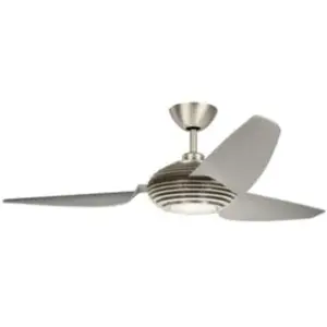 Elstead Lighting Voya ventilateur de plafond silencieux avec lumière L... pas cher