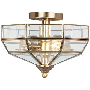 Elstead Lighting, Applique + plafonnier, Old Park plafonnier E27 doubl... pas cher