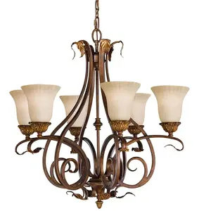 FEISS Chandelier Sonoma Valley 6XE27 h: 75.5 ø: 73 pas cher