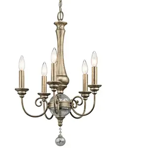 ELSTEAD Chandelier Rosalie 5XE14 h: 67.9 ø: 45.1 pas cher