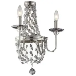 FEISS Allume murale Malia 2XE14 h: 47.3 l: 18.1 b: 34.9