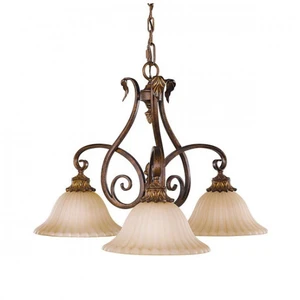 Kroonluchter - Steady Lighting - Metaal -  - E27 - L: 71.1cm - Voor Binnen - Woonkamer - Eetkamer - Tortoise