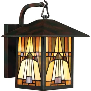 QUOIZEL Lumière murale Inglenook Outdoor 1XE27 H: 31.4 L: 26.1 B: 21.5 IP44 pas cher