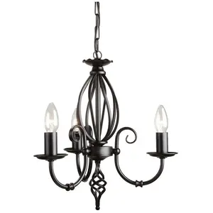 ELSTEAD Chandelier Artisan 3XE14 h: 45 ø: 36 pas cher