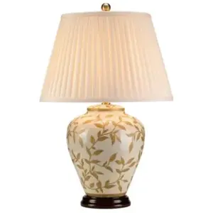 Elstead - Lampe de table feuilles or brun 1xe27 h: 62Vendu pargalaxus