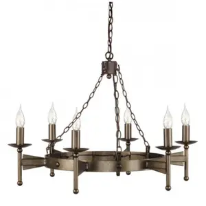 ELSTEAD Chandelier Cromwell 6XE14 h: 59 ø: 81Vendu parbol