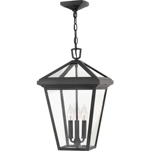 Comparateur de prix : ELSTEAD Hinkley LED Buiten Pendelarmatuur Alford Place | 3X E14 Max 40W | IP44 | Dimbaar | Museum Black