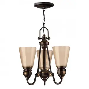 HINKLEY Chandelier Mayflower 3XE27 h: 43.2 ø: 40.6 pas cher