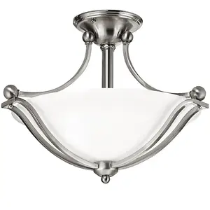 Comparateur de prix : ELSTEAD Plafonnier Bolla 2xe27 H: 35.6 Ø: 48.9