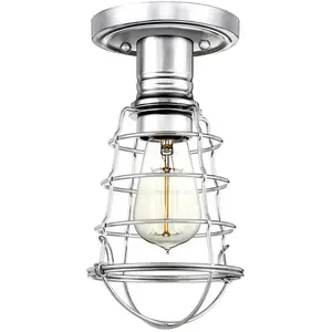 Comparateur de prix : Elstead Quoizel Mixon Plafonnier Semi Intégré Chrome Brillant