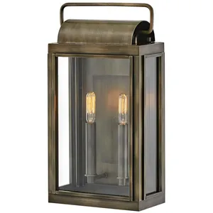 Comparateur de prix : Hinkley - Lampe murale Sag Harbor E14 40W IP44 Aluminium, verre transp...