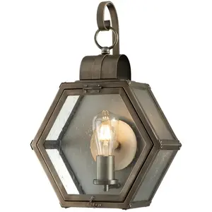NATUR Elstead Quoizel Heath Applique murale extérieure Bronze bronzé, IP44Vendu pargalaxus