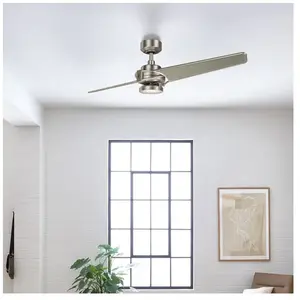 Elstead Lighting Xety ventilateur de plafond silencieux avec lumière L... pas cher