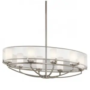 ELSTEAD Chandelier Saldana 8XG9 H: 36.2 L: 50.8 B: 91.4 3000K pas cher