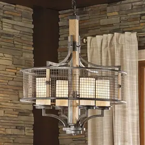 KICHLER Chandelier Ahrendale 4XE27 h: 76.2 ø: 61 pas cher