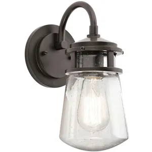 KICHLER Murale Lyndon 1XE27 h: 28.8 l: 19.1 b: 12.8 IP44 pas cher