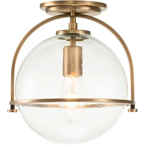 Comparateur de prix : Elstead - Quintatesse plafond Light Somerset E27 40W Steel, laiton Ver...