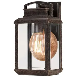QUOIZEL Claire de mur Byron 1XE27 h: 30.5 l: 15.2 b: 16.5 IP44 pas cher
