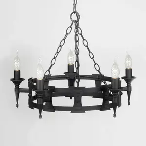 ELSTEAD Chandelier Saxon 5xe14 H: 42 Ø: 60Vendu parbol