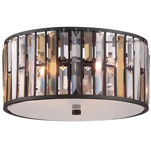 Comparateur de prix : ELSTEAD Plafonnier Gemma 3XE27 h: 23.5 ø: 41.9