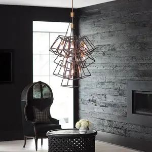Bohemian Kroonluchter - Steady Lighting - Metaal - Bohemian - E27 - L: Cm - Voor Binnen - Woonkamer - Eetkamer - Brons pas cher