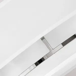 ELSTEAD Plafonnier graham E14 4x40W acier nickel poli, polycoton H:35,9cm L:58,4cm dimmable pas cher