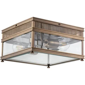 Elstead Lighting LED Wand Buitenlamp Holborn | 2X E27 Max 60W | IP44 | Dimbaar | Dark Bronze pas cher