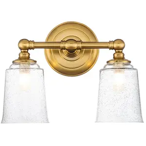 Elstead Feiss Hugeunot Applique murale en laiton poli, IP44