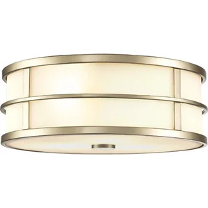 Comparateur de prix : Feiss LED Plafondlamp Fusion | 3X E27 Max 40W | Dimbaar | Painted Natural Brass