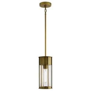 Kichler LED Buiten Hanglamp Camillo | 1X E27 Max 60W | IP44 | Dimbaar | Painted Natural Brass