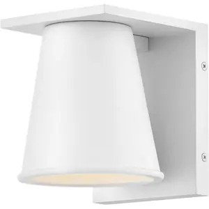 Hinkley LED Wand Buitenlamp Hans | 1X E27 Max 8W | Textured White