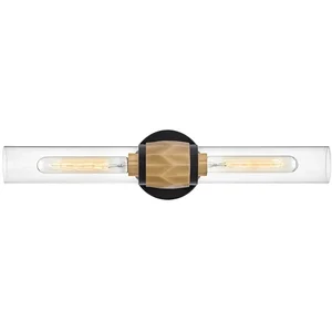 Hinkley LED Wandlamp Ellison | 2X E27 Max 40W | Black with Heritage Br...
