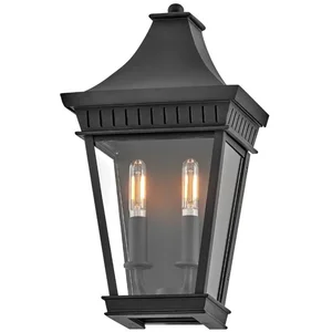 Hinkley LED Wand Buitenlamp Chapel Hill | 2X E27 Max 40W | Museum Blac...