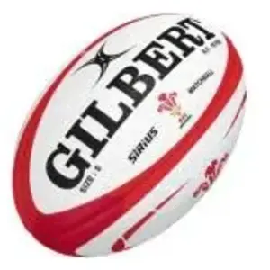 Ballon De Rugby Gilbert Officiel Match Sirius Equipe Pays De Galles pas cher