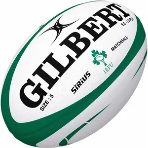 Ballon De Rugby Gilbert Officiel Match Sirius Equipe Irlande pas cher