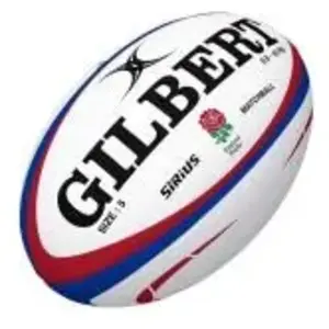 Ballon De Rugby Gilbert Officiel Match Sirius Equipe Angleterre pas cher